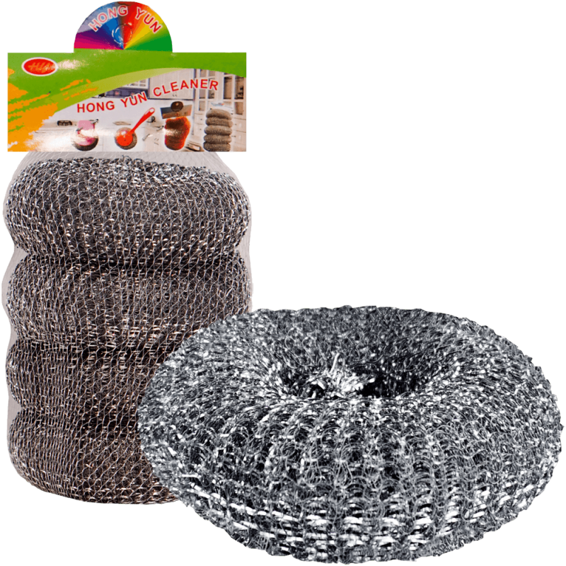 Set 4 bureți de sârmă mari 40 g